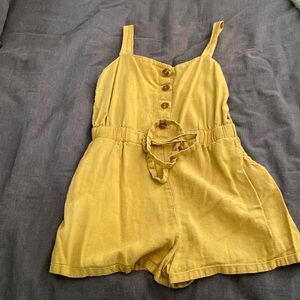 Yellow Romper Women S/M